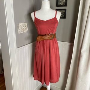 SOFT Cotton Blend Midi Dresss
